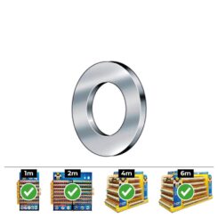 Caixa 1000 unid. anilha lisa din/ref 125A Ø5mm zincado celo