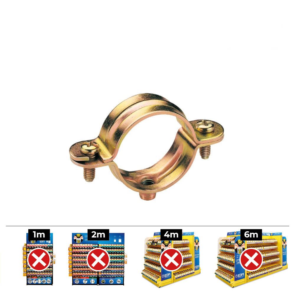 Caixa 100 unid. abraçadeira l Ø25x51,5mm din/ref l celo