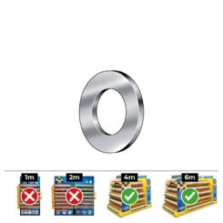 Caixa 250 unid. anilha lisa din/ref 125A Ø10mm zincado celo