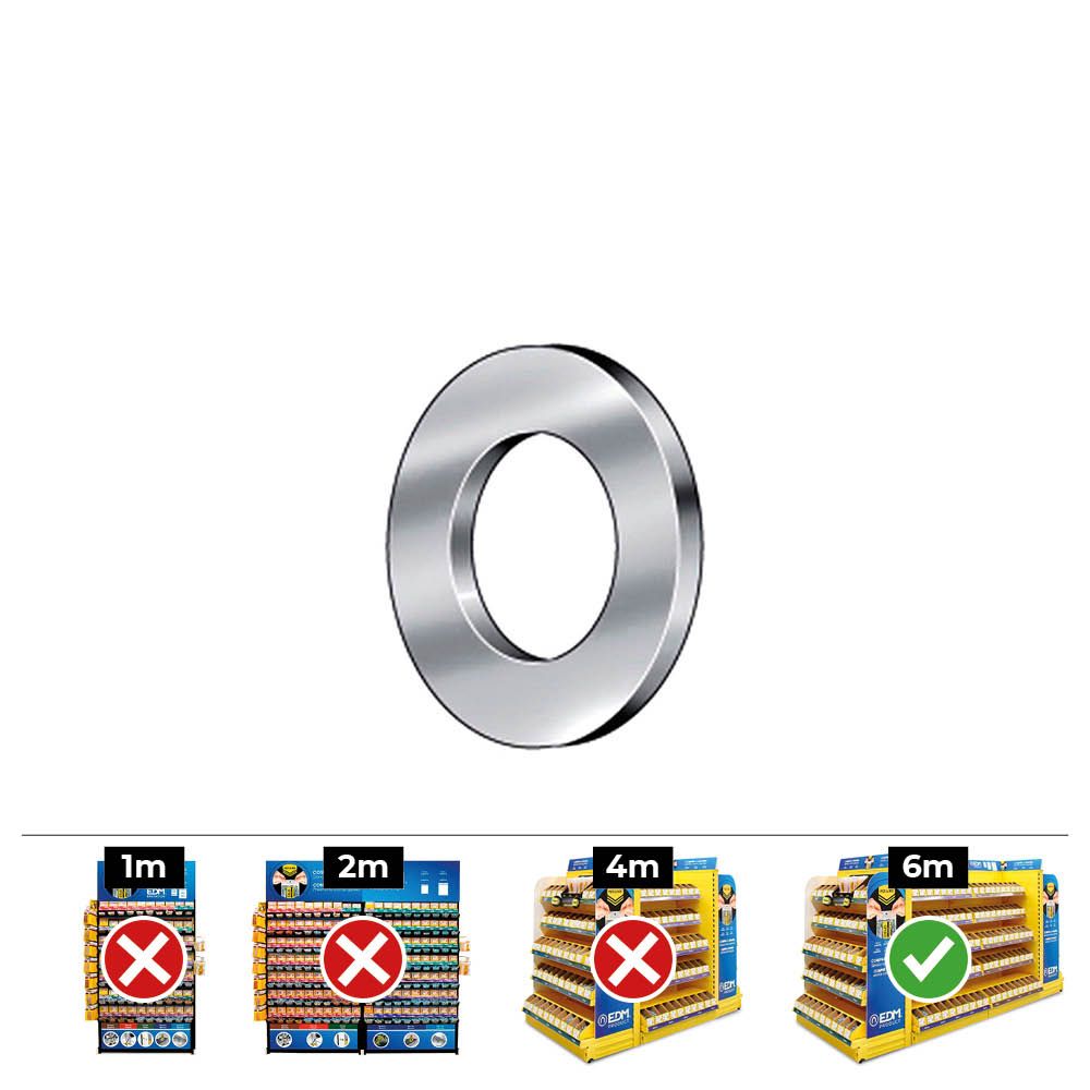 Caixa 250 unid. anilha lisa din/ref 125A Ø12mm zincado celo
