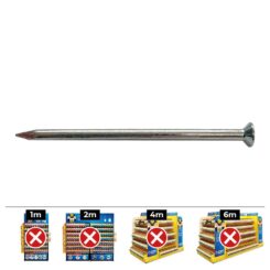 Caixa 500 unid. pontas CP Ø2,5x25mm din/ref CPQ aço zincado 92525CPQ celo