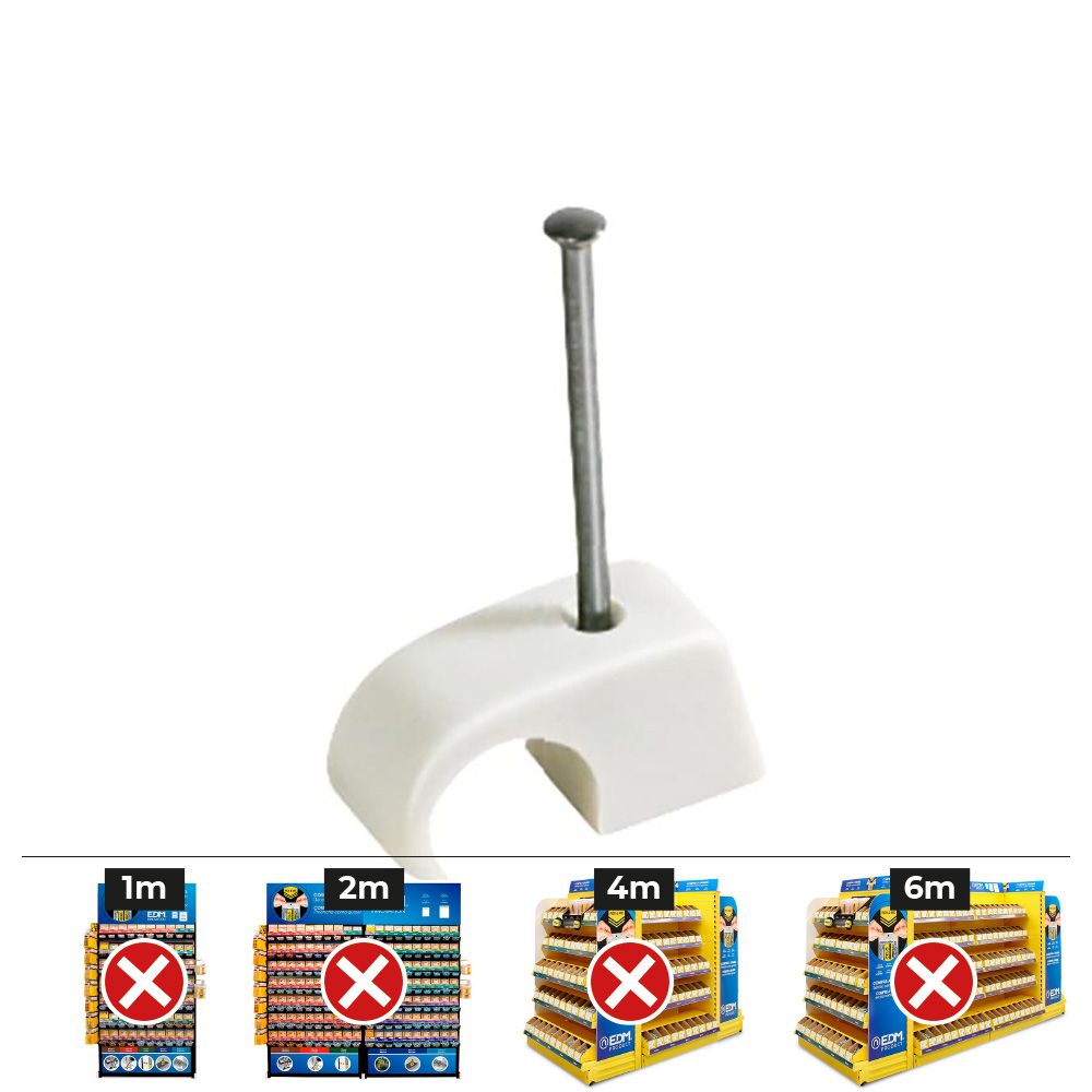 Caixa 200 unidades. medidor plastigrap multidi mplg ø 4 - 5 - 6 mm COR branca