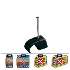 Caixa 100 unidades. medidor plastigrap multidi mplg 7-9 mm COR preta