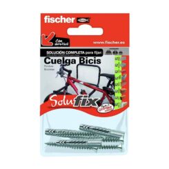 KIT fixação pendura fácil bicicletas 518779 solufix fischer