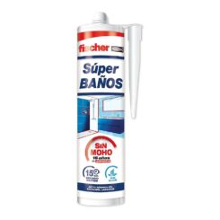 Silicone Super Banhos sem bolor branco 280 ml