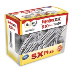 FISCHER Taco sx plus ø12 x 60 mm, caixa de 15 unidades