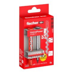 Bucha hybridpower Ø10 x 90 mm + parafusos cabeça tremoço TX40, Ø7 x 87 mm, blister 4 UDS