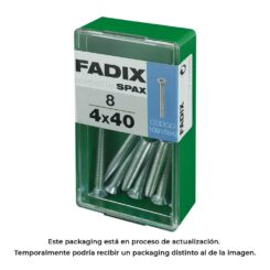 Caixa S 8 unid. parafuso metrico CP m 4x40mm fadix