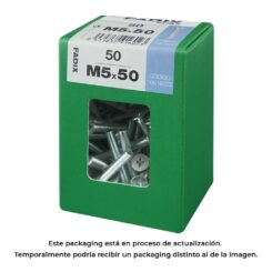 Caixa l 50 unid. parafuso metrico CP m 5x50mm fadix