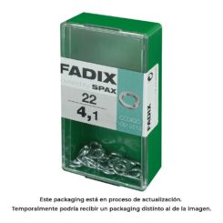 Caixa S 22 unid. anilha pressão 4,1mm fadix