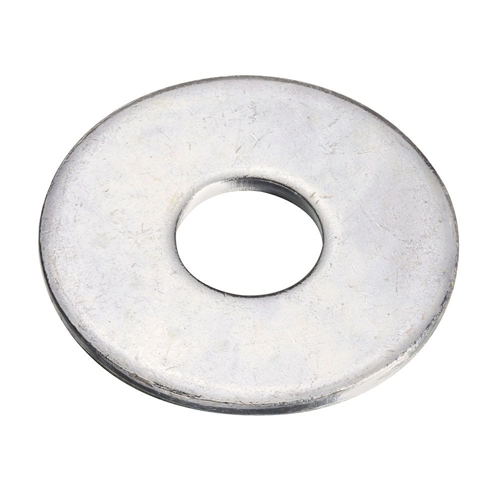 Caixa l 100 unid. anilha plana larga zinco 6,4x18mm fadix - Image 2