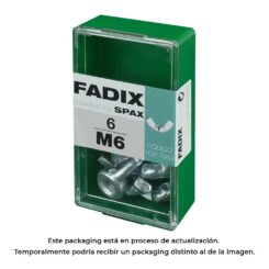 Caixa S 6 unid. porca auto-bloqueio zinco m 6 fadix