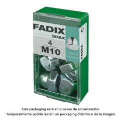 Caixa S 4 unid. porca cega zinco m 10 fadix