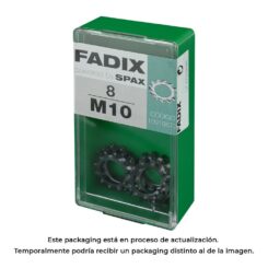 Caixa S 8 unid. anilha dentada m 10 fadix