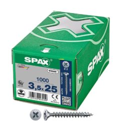 Caixa 1000 unidades. parafuso de cabeça plana universal wirox 3,5X25MM Z2