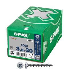 Caixa 1000 unidades. parafuso de cabeça plana universal wirox 3,5X30MM Z2