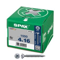 Caixa 1000 unidades. parafuso de cabeça plana universal wirox 4X16MM Z2