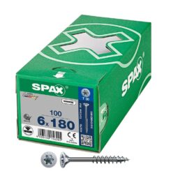 Caixa 100 unidades. parafuso de cabeça plana universal wirox 6X180MM T30