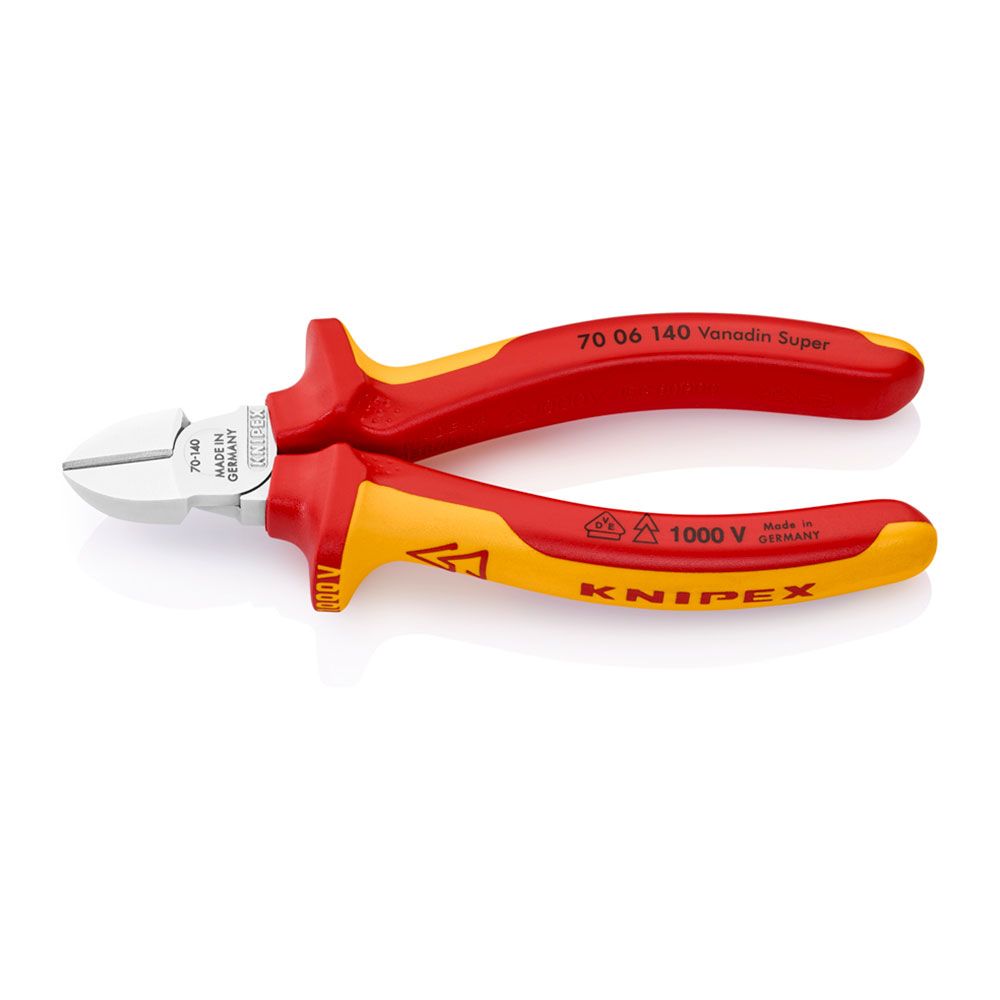 KNIPEX Alicate de corte diagonal 140 x 54 x 25 mm