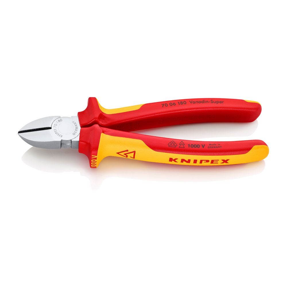 KNIPEX Alicate de corte diagonal 180 x 56 x 20 mm