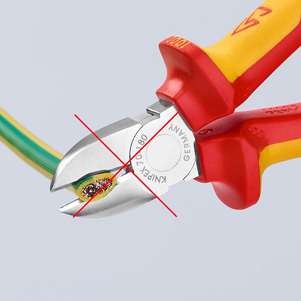 KNIPEX Alicate de corte diagonal 180 x 56 x 20 mm - Image 3