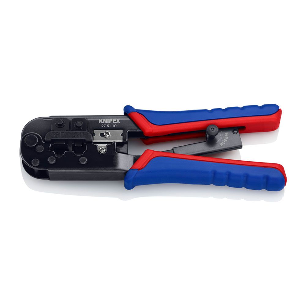 KNIPEX Crimpador RJ11, RJ45, 190 x 70 x 18 mm