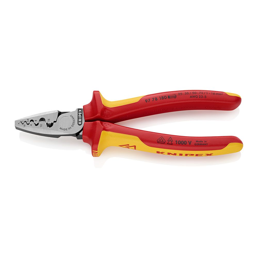 KNIPEX Alicate de ponta 180 x 56 x 28 mm