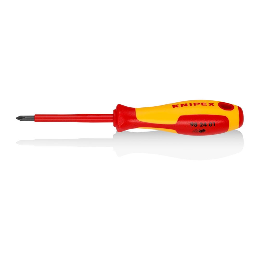 KNIPEX Chave de fenda cruciforme Phillips 187 x 30 x 30 mm