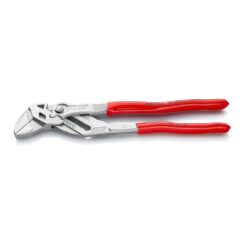 Alicate chave, alicate e chave em uma única ferramenta, revestida em plástico, cromada, 250 mm