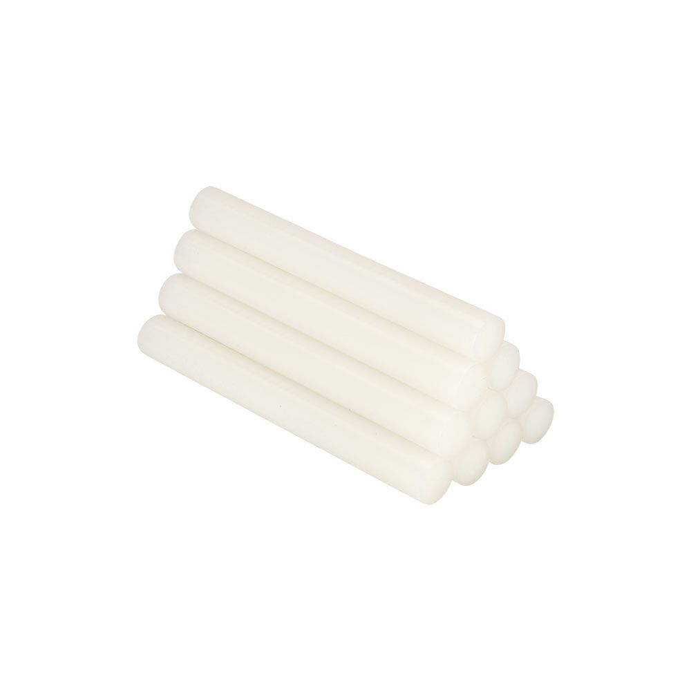 Bastão de cola quente para USO universal branco, Ø12 x 120 mm, blister 10 UDS
