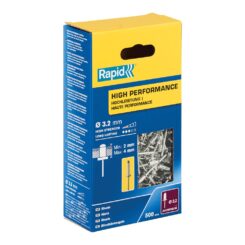Caixa 500 rebites Ø3,2x8mm - alto rendimento 5001431 rapid