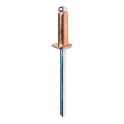 Blíster de 50 rebites Ø4,8x12mm  alu+broca cobreado 5001467 rapid