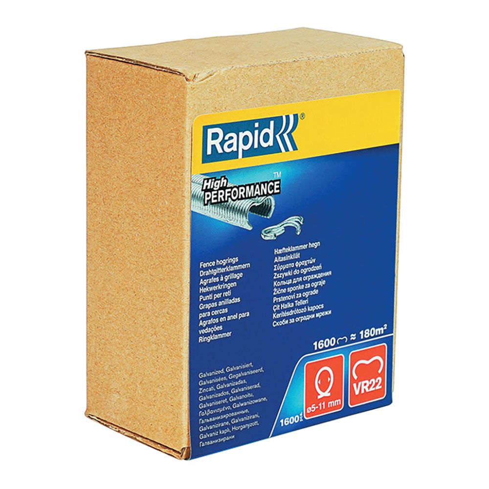 Caixa para 1.000 agrafos ou anilhas para cercas VR22 MOD. 1,6m galvanizado 40108810 rapid - Image 3