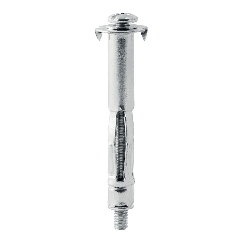 Blíster 10 unidades bucha de expansão metálica Ø8X46 parafuso M4X45 5001547 rapid
