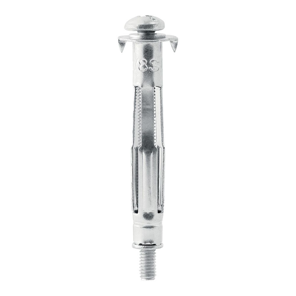 Blíster 10 unidades bucha de expansão metálica Ø8X46 parafuso M4X58 5001548 rapid