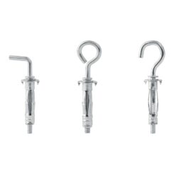 Blíster 12 unidades bucha de expansão metálica Ø8X32 parafuso Ø4 5001556 rapid