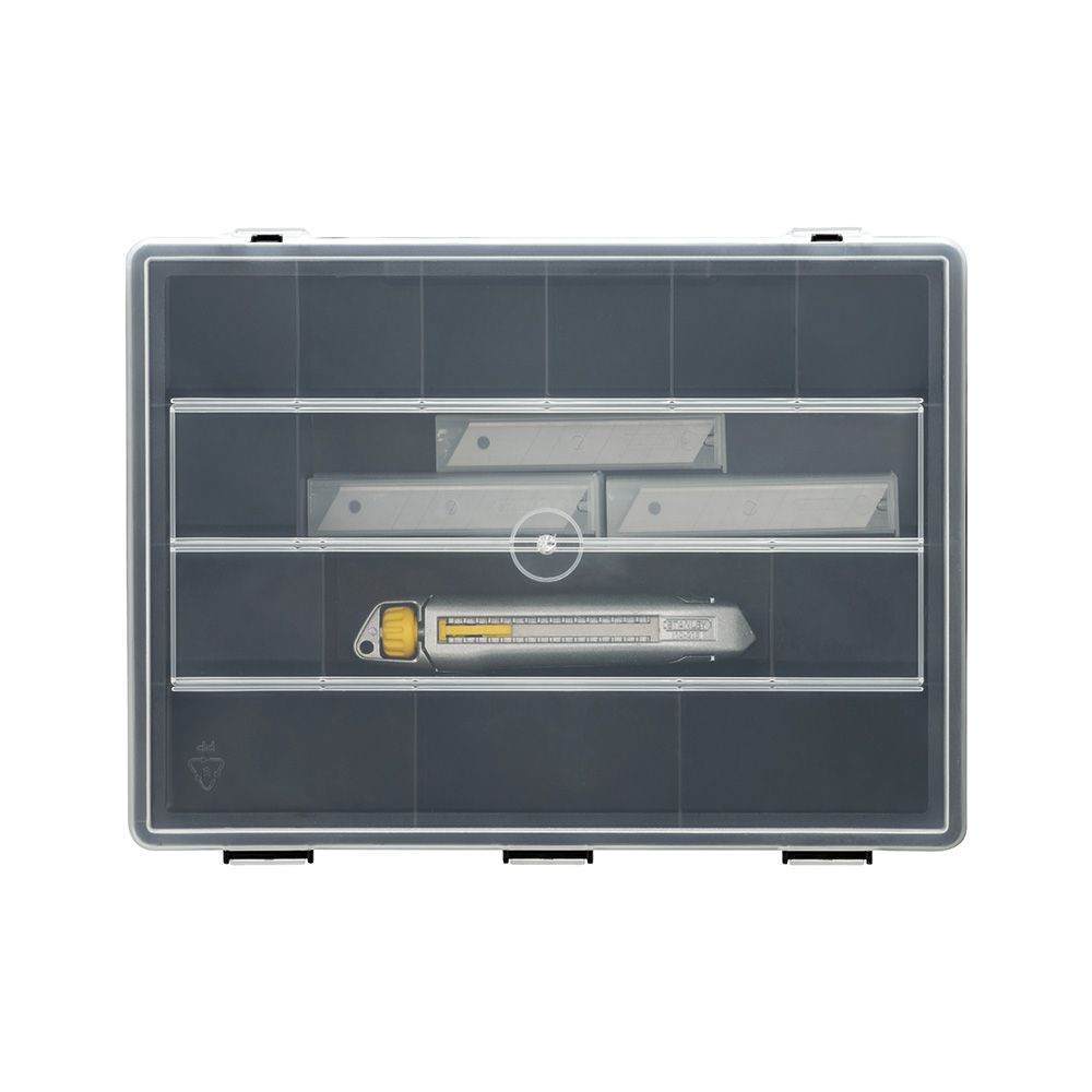 Cortador de metal 18 mm + 50 lâminas + organizador - pack interlock®