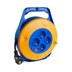 Enrolador de cabos 10m 3x1,5mm com 4 tomadas bipolares com T/TL solera 7422/3