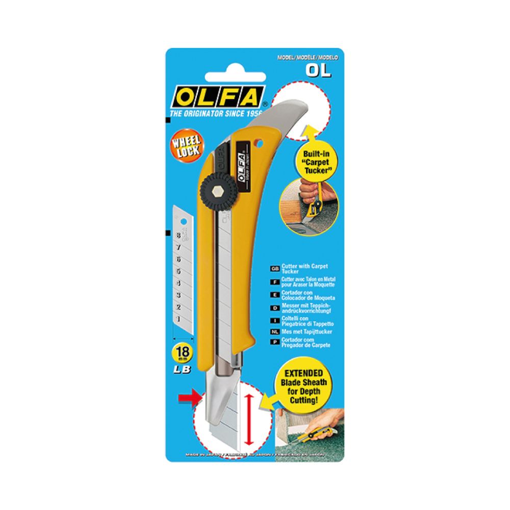 X-ato OL com bloqueio manual especial para corte de alcatifas com lâmina 18 mm - Image 3