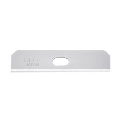 Conjunto de 10 lâminas SKB-7 trapezoides prateadas 50x12,5x0,4mm