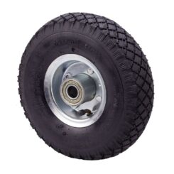 Roda pneumática com núcleo metálico e rolamento de esferas, carga máxima. 175 kg, ø 26 cm