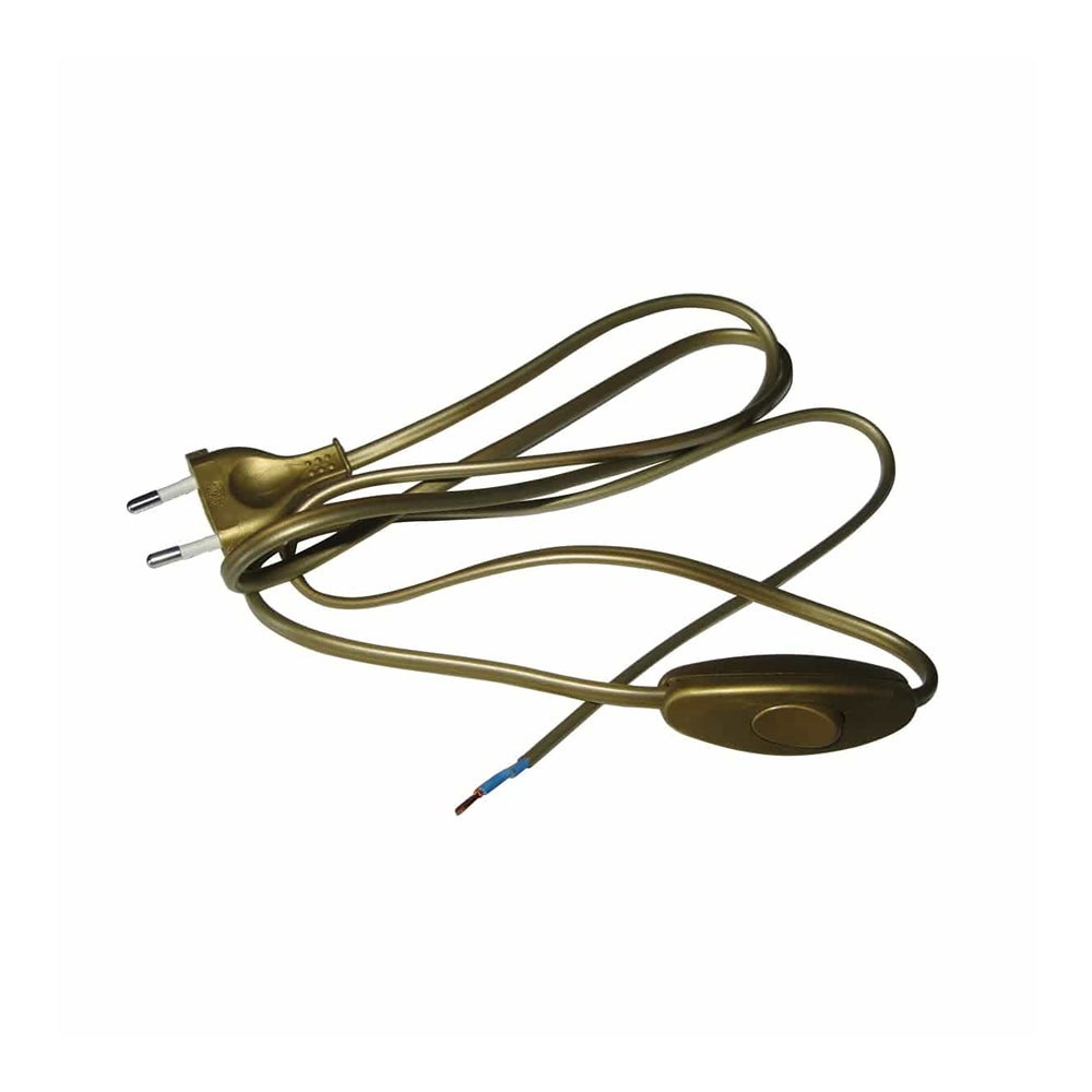 Conexão elétrica com interruptor manual LFM 275/100-50 dourado
