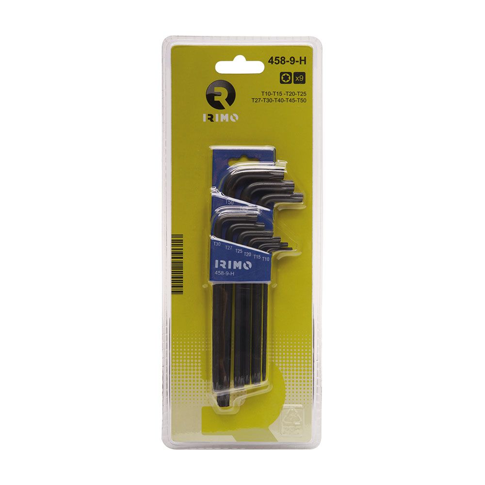 Jogo petaca 9 chaves curvas pavonadas torx® T10-T50 458-9-H - Image 2