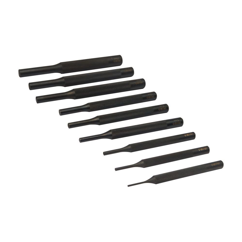 Poters cilindricos canelados (2,3,4,5,6,7,8,9,10 mm), jogo de 9 peças
