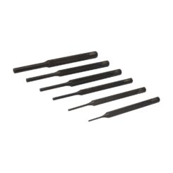 Poters cilindricos cromados (2,3,4,5,6,8 mm) compridos, jogo de 6 peças