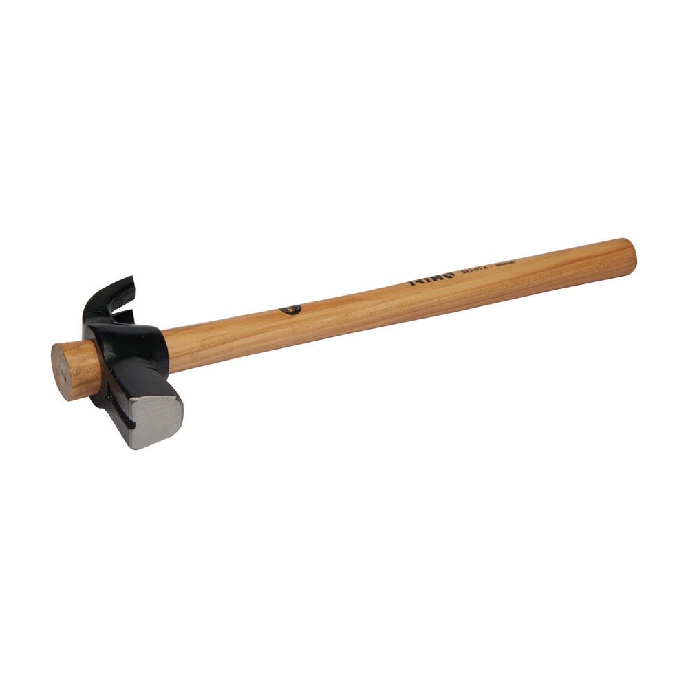 Martelo de carpinteiro com cabo de madeira hickory cónico 350 g
