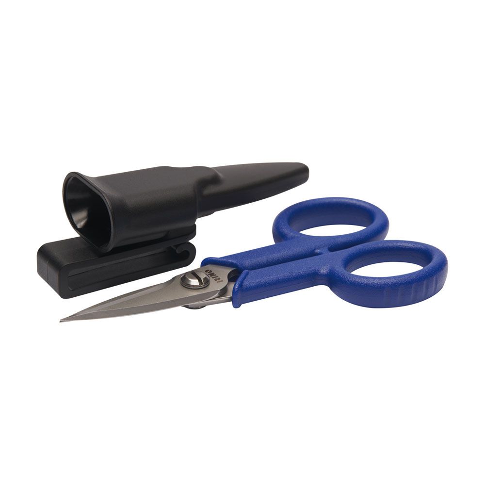 Tesoura eletricista com aneis PVC 43 x 145 mm