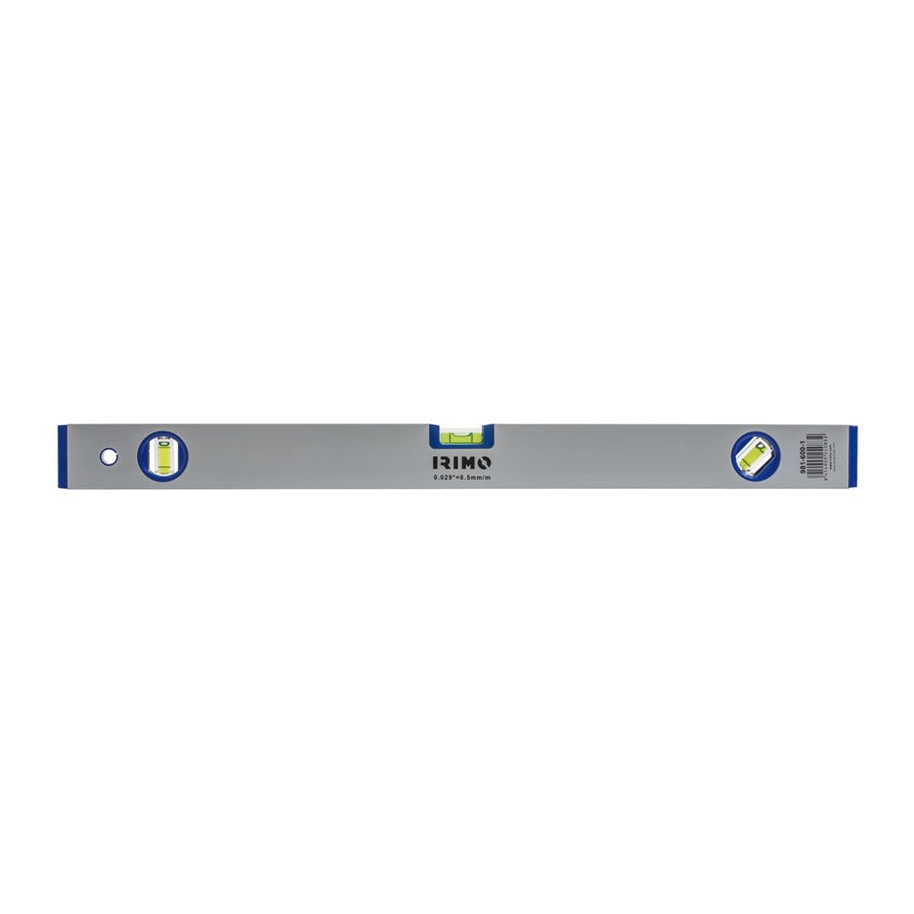 Nível tubular de alumínio 800 x 20 x 49 mm