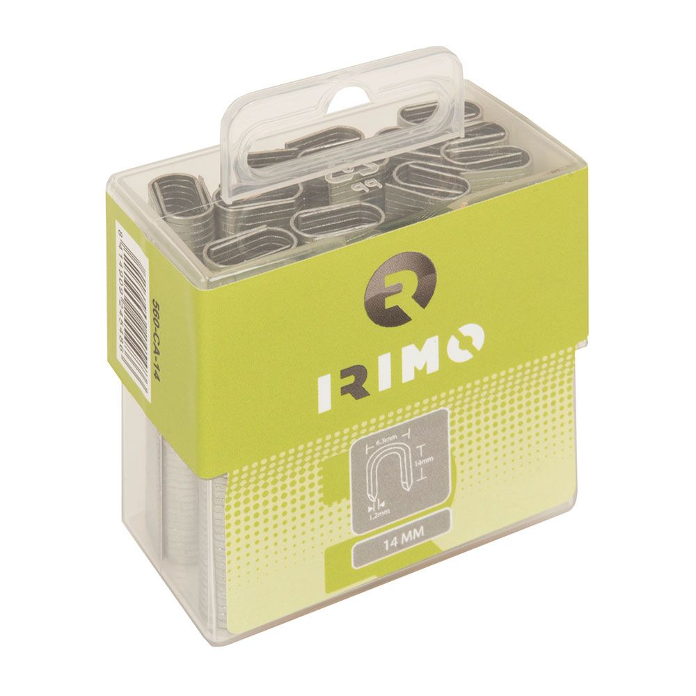 Grampos para cabos 10 mm, 1000 un
