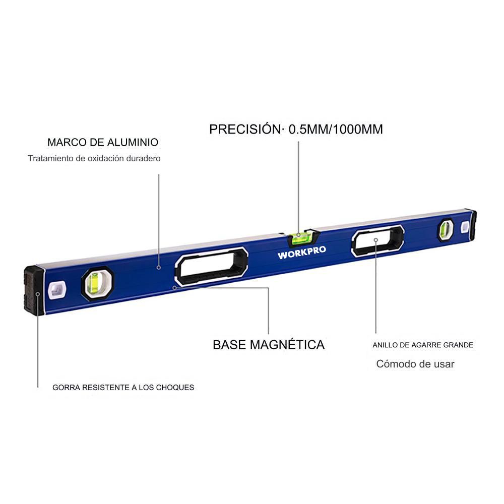 Nível de bolha Pro com base magnética 60 cm - Image 8